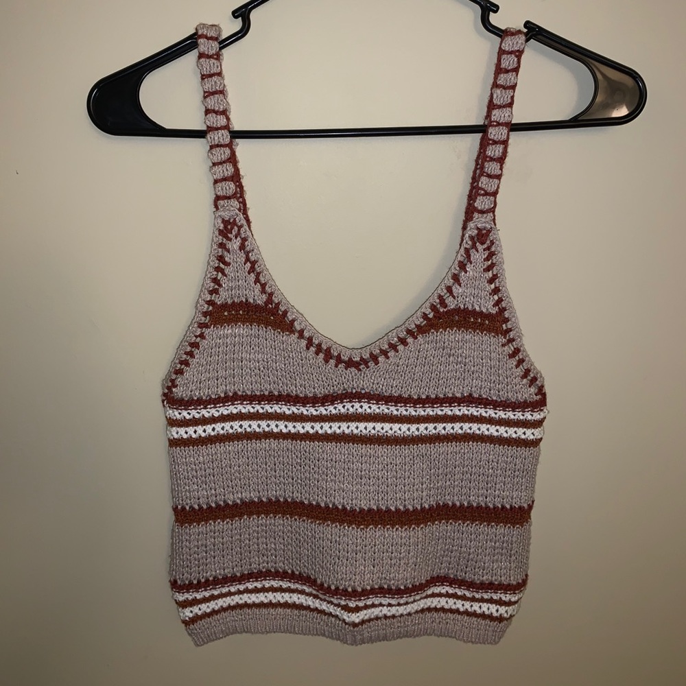 American Eagle crochet top